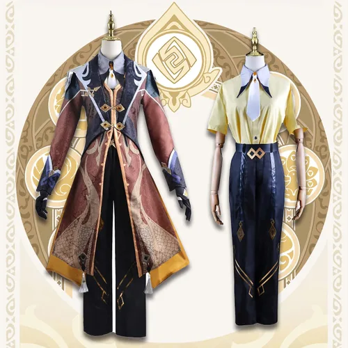Vista 4 de OSIAS Zhongli Disfraz de cosplay (S), Zhongli