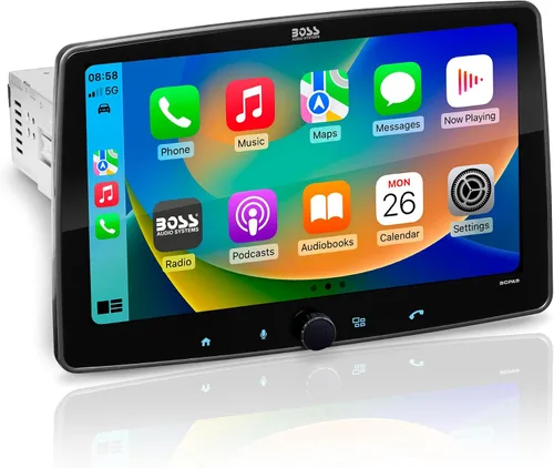 Vista 11 de BOSS Audio Systems BVCP9700A-FL Estéreo de automóvil DIN inalámbrico Apple CarPlay, Android Auto, pantalla táctil de 7 pulgadas, Bluetooth, receptor