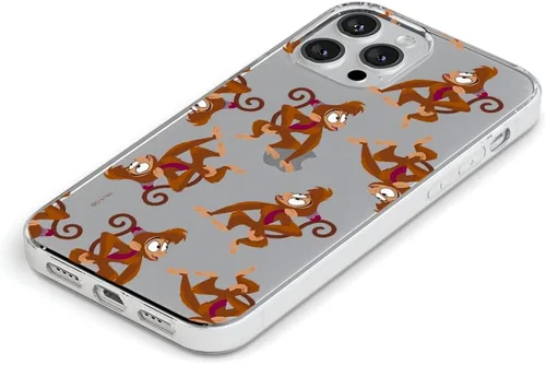 Vista 4 de ERT GROUP Funda de teléfono móvil para iPhone 13 PRO Original y con licencia oficial Disney Patrón Abu 001, funda parcialmente transparente hecha