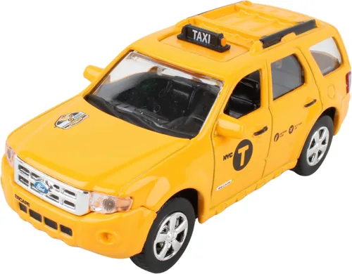 Vista 3 de Daron NYC DIE-CASTFORD Escape Taxi 1/43 (NY73310), amarillo, negro