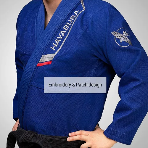 Vista 5 de Hayabusa Jiu Jitsu Gi de tejido perlado ultraligero