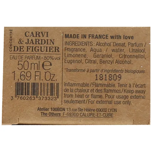 Vista 23 de 100BON Carvi & Jardin De Figuer - Fragancia picante de alcaravea e higo para mujeres y hombres - Fragancia orgánica energizante con una fragancia