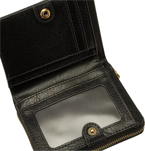 Vista 4 de Fossil Cartera plegable multifunción de cuero Logan para mujer