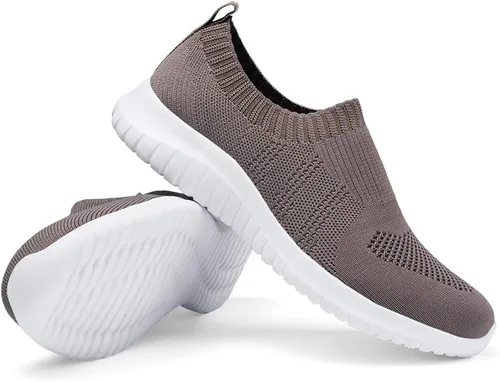 Vista 2 de LANCROP Zapatos de enfermera para mujer, zapatos deportivos para caminar, cómodos, ligeros, zapatos de entrenamiento