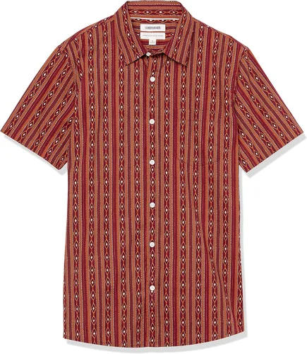 Vista 6 de Goodthreads Camisa de popelina elástica de manga corta para hombre