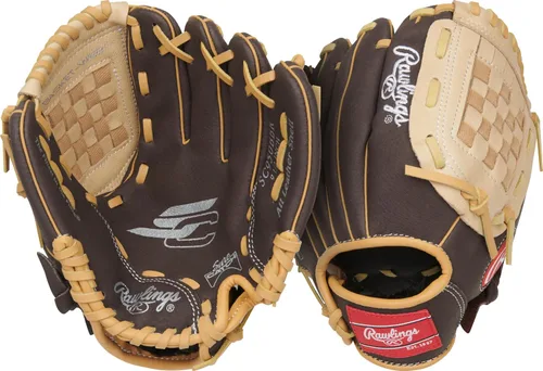 Vista 35 de Rawlings Guante de béisbol y sóftbol Sure Catch Modelos de T-Ball, para jóvenes y adultos recreativos Múltiples tallas y estilos