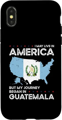 Vista 5 de Funda para iPhone 17, diseño de patriota guatemalteco estadounidense