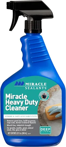 Vista 13 de Miracle Sealants Limpiador Miracle para Piedra y Azulejo de Alta Resistencia, No Ácido, Limpiador de Azulejos y Piedra y Removedor de Vaho, 1 Cuadro