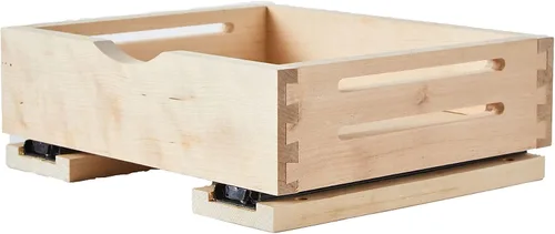 Vista 2 de CabinetRTA Organizador de especias extraíble de madera para gabinete, 12 pulgadas de ancho x 10 pulgadas de profundidad x 4 pulgadas de alto