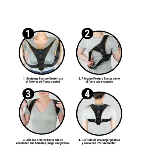 Vista 4 de Corrector De Postura Unisex doctor posture
