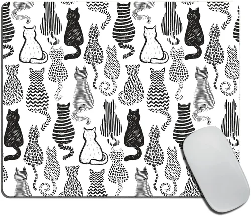 Vista 6 de Alfombrilla de mouse para mujer afroamericana, arte africano con cita para mujer, alfombrilla de mouse lavable con tela de licra, base de goma