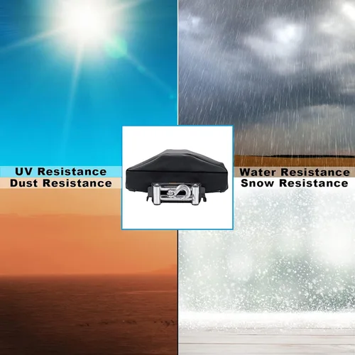 Vista 3 de Cubierta de cabrestante, resistente a los rayos UV, impermeable, cubierta protectora para cabrestante con cordón, accesorios de cabrestante