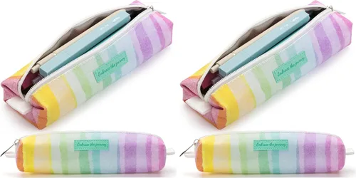 Vista 10 de Mr. Pen - Bonito Estuche para Lápices, Diseño de Otoño, Estuche Multiusos de Lona para la Biblia Smooth Zipper, Premium Material, Neat Stitches