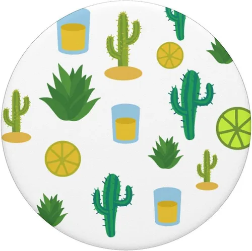 Vista 3 de Tequila Lime México Regalo Mexicanos Mujeres Mezcal Limon Agave - PopSockets Grip y Stand para Teléfonos y Tabletas