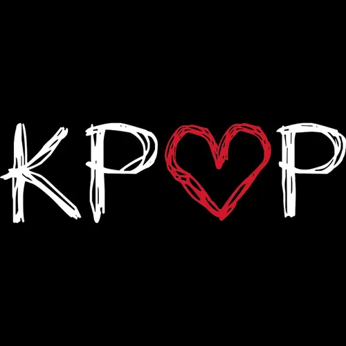 Vista 3 de CafePress KPOP Love Scribble - Pijama para mujer oscura, Con pantalón a cuadros., S