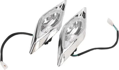 Vista 4 de POCREATION Juego de faros delanteros LED ATV, lámpara izquierda y derecha de 3 cables de 12 V para 125 4 ruedas Quad
