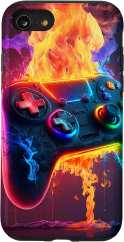 Vista 18 de Gamer Aesthetic Graphic Gaming Video Games Boys Funda para iPhone 17 para adolescentes y niños