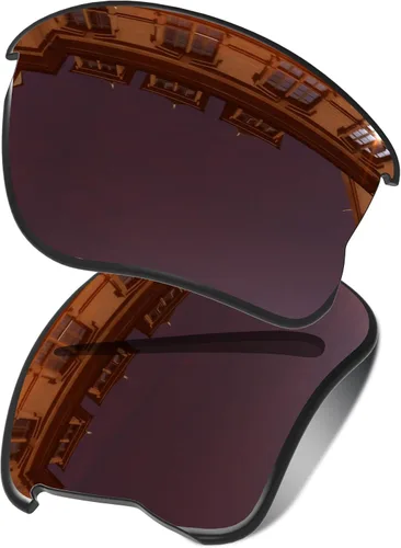 Vista 18 de Lenses Replacement for Oakley Half Jacket 2.0 XL OO9154 62mm - Confirm Fit Scratch Resistant Abrigo de espejo negro polarizado