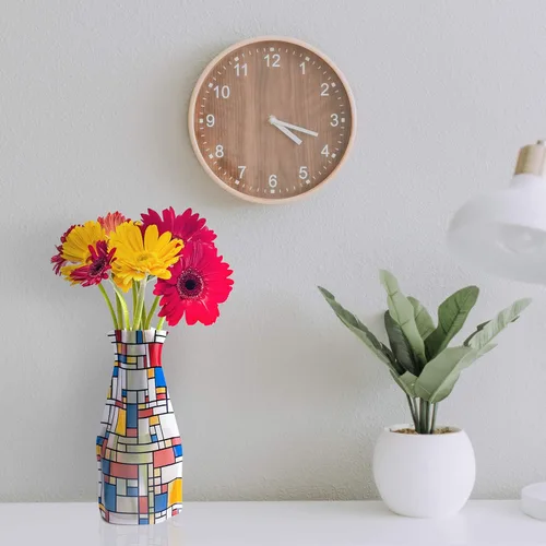 Vista 6 de MODGY Florero extensible de plástico decorativo moderno para centros de mesa de flores, decoración de mesa de comedor, sala de estar, baño, oficina