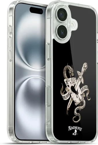 Vista 120 de Head Case Designs Funda de gel con licencia oficial de Alchemy Gothic 13 Dagger Illustration [protección de grado militar] compatible con Apple