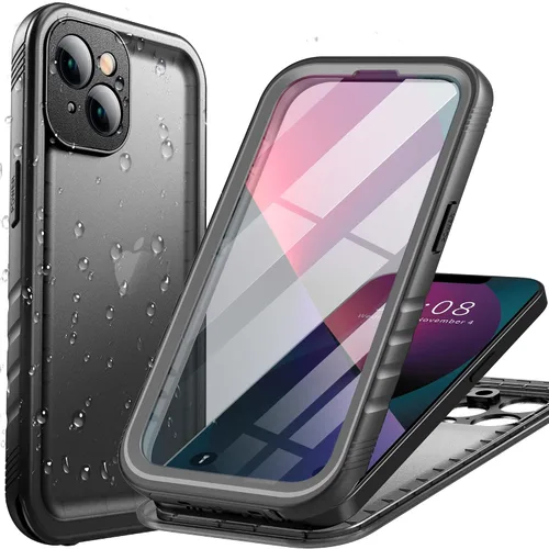 Vista 74 de Cozycase TOP - Funda impermeable militar IP68 para iPhone XR, resistente 360 a prueba de golpes, cuerpo completo, con protector de cámara