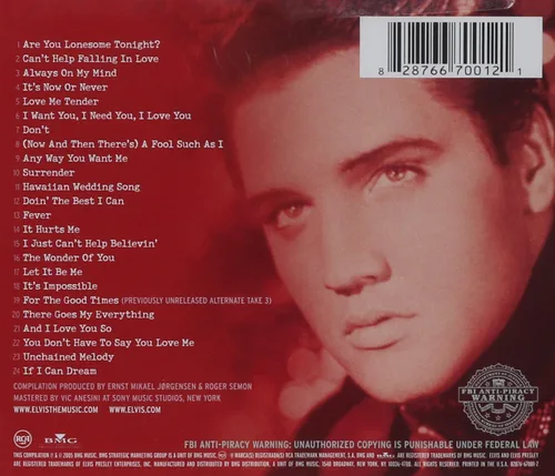 Vista 2 de Love Elvis 2005 Elvis Presley CD