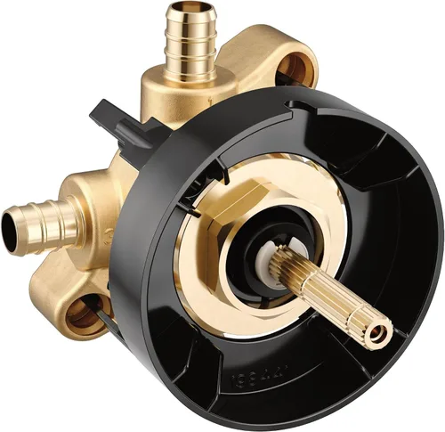Vista 2 de Moen U231X M-CORE Válvula de transferencia de 2 o 3 funciones con conexiones PEX de anillo de crimpado