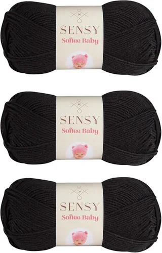 Vista 79 de Sensy Softee Hilo para Bebé, 3.5 oz, 275 yardas, Gauge 3 Light (Almendra)