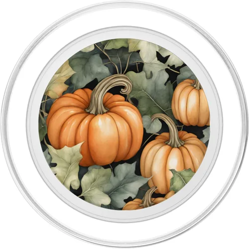 Vista 2 de PopSockets MagSafe PopGrip para iPhone con diseño estético de flores de otoño para mujer