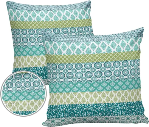 Vista 10 de Fundas de almohada impermeables para exteriores, fundas de almohada lumbares, estilo bohemio, diseño de rayas, tribal, estilo bohemio, fundas