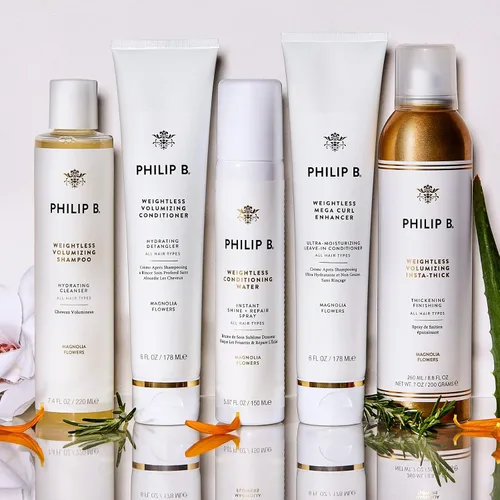 Vista 4 de PHILIP B Acondicionador voluminizador sin peso, 2 fl. oz. (2.0 fl oz) - Desenredante de cabello ultraligero, añade cuerpo y brillo extra