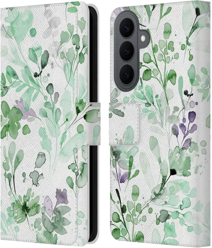 Vista 163 de Head Case Designs Officially Licensed Ninola Beige Wild Grasses Leather Wallet Case Compatible with Samsung Galaxy A07 4G
