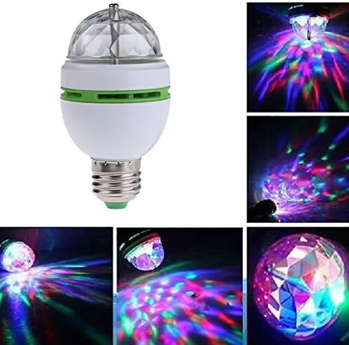 Vista 2 de Windspeed Base cristalina cambiante multi de la luz E27 de la etapa del color del bulbo del estroboscópico