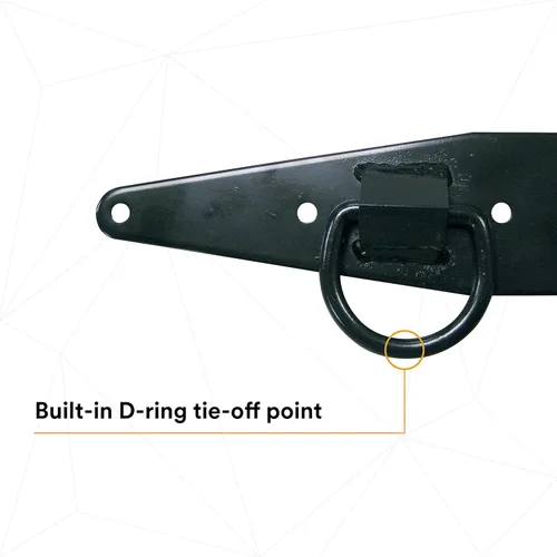 Vista 8 de 3M DBI-SALA 2103677 - Anclaje para techo, reutilizable, compacto para techos planos o inclinados de madera, con anilla en D, color negro