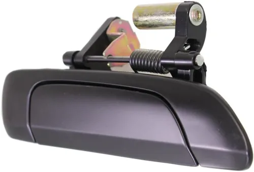 Vista 6 de KarParts360 Para Honda Civic 2001 02 03 04 2005 Manijas de puerta exteriores traseras, lado del conductor y del pasajero Par Negro liso
