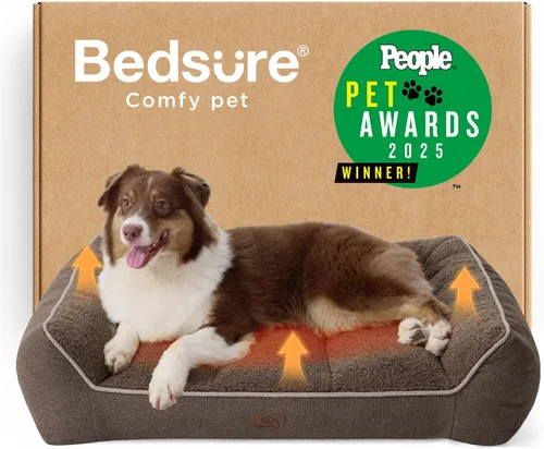 Vista 26 de Bedsure SupportMax® - Camas ortopédicas extra gruesas para perros de tamaño Negro