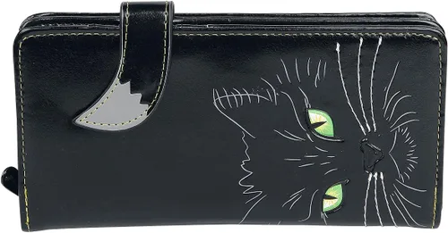 Vista 2 de Nemesis Now Lucky Cat Purse 7.5in negro, poliuretano, 7.3in