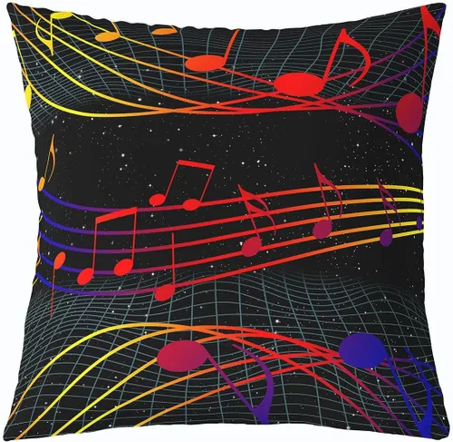 Vista 9 de Manfei Skull Maths Throw Pillow Cover Gothic Style Square Cushion Case Halloween Skeletons Black White Decor Throw Porch Pillows Cases for Couch