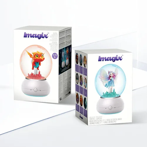 Vista 8 de Imagix Pantalla holográfica interactiva de bola de cristal para niños a partir de 6 años Voice-play with Ellie & Ember: stories, riddles