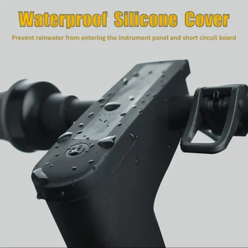 Vista 4 de Glodorm - Carcasa impermeable para tablero de instrumentos Ninebot Scooter de silicona, accesorios para Segway Ninebot MAX Scooter eléctrico