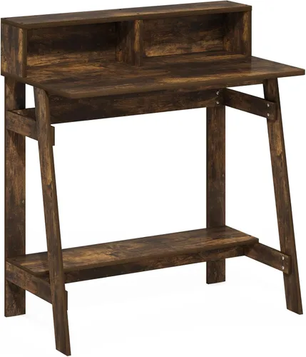Vista 5 de Furinno Simplistic - Escritorio de 32 pulgadas de ancho, escritorio para Pino ámbar
