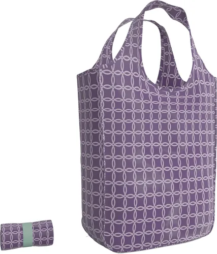 Vista 10 de Pure Sage Bolsa de comestibles reutilizable - Elegante bolsa de compras para comestibles - Bolsa plegable - Tamaño mediano