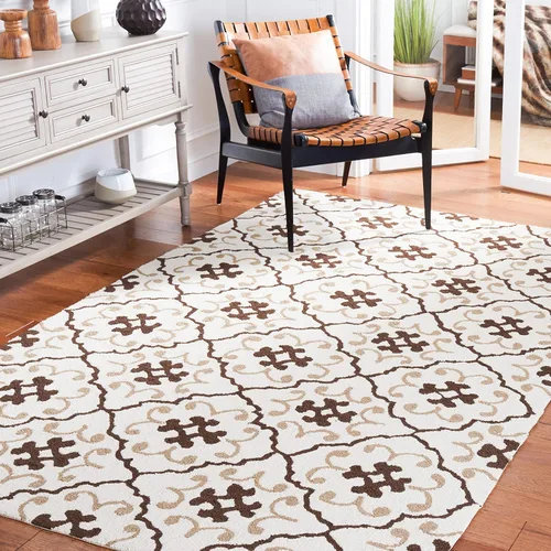 Vista 9 de SAFAVIEH Four Seasons Collection FRS234A - Alfombra de pasillo floral con gancho a mano, 2 pies 3 pulgadas x 8 pies, color azul/marfil