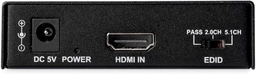 Vista 3 de Extractor de audio HDMI 4K separa audio de señal HDMI para salida a O digital