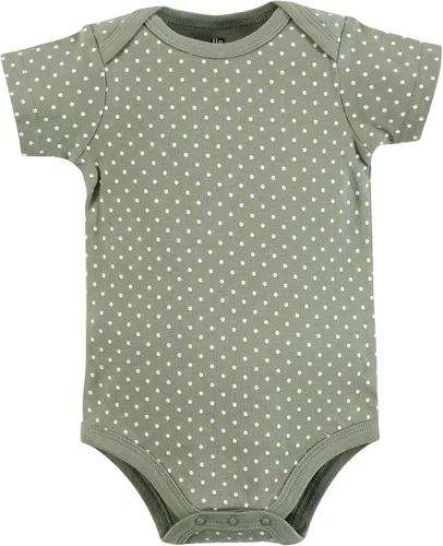 Vista 372 de Hudson Baby baby-girls Cotton Bodysuits 3-pack