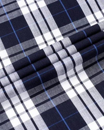 Vista 6 de Alimens & Gentle - Camisas a cuadros con botones para hombre, camisas de vestir de manga larga, de algodón, corte estándar