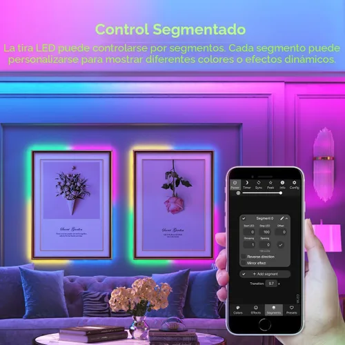 Vista 7 de BTF-LIGHTING Controlador de tira LED ESP32 WLED SP803E, modos dinámicos de Micrófono incorporado, UART USB Tipo-C Descarga para WS2811, WS2812B