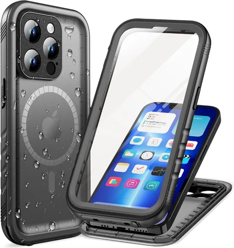 Vista 49 de Cozycase TOP - Funda impermeable militar IP68 para iPhone XR, resistente 360 a prueba de golpes, cuerpo completo, con protector de cámara