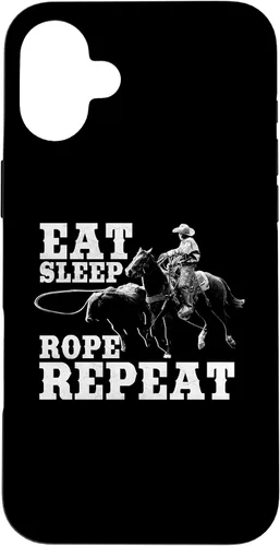 Vista 23 de Team Roping Funny Rodeo Cowboy Cowgirl Horse Riding Roper Case for iPhone 17
