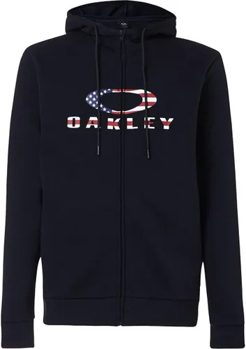 Vista 3 de Oakley Sudadera con capucha para hombre 2.0 Bark con cremallera completa 2 0